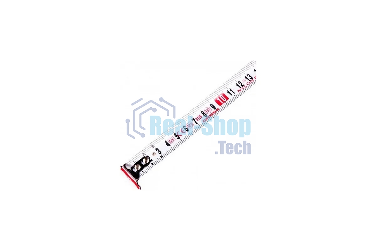 Рулетка Gross Magnetisch, 5 м х 19мм, обрезин. корпус, автоматич. фиксация, нейлон. покр., магн. зацеп