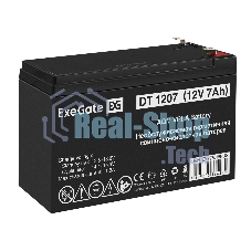 Аккумуляторная батарея ExeGate DT 1207 (12V 7Ah, клеммы F2)