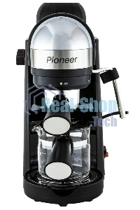 Кофеварка рожковая Pioneer CM106P черный, исп. кофе - молотый, 0.24 л, 800 Вт, 3.5 бар