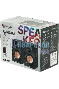 Акустическая система Defender AURORA S12 2.0, Актив.колонки 2x6 W (RMS),100 Гц - 20 кГц