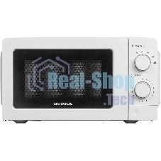 Микроволновая печь SUPRA 20MW61 белый, 20 л, 700 Вт, переключатели - поворотный механизм