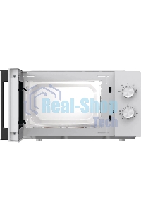 Микроволновая печь Gorenje MO17E1WH белый, 17 л, 700 Вт, переключатели - поворотный механизм