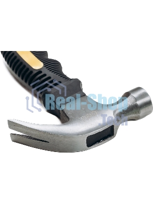 Молоток-гвоздодер укороченный Deli DL441008 250 гр, 160 мм, фиберглассовая рукоять