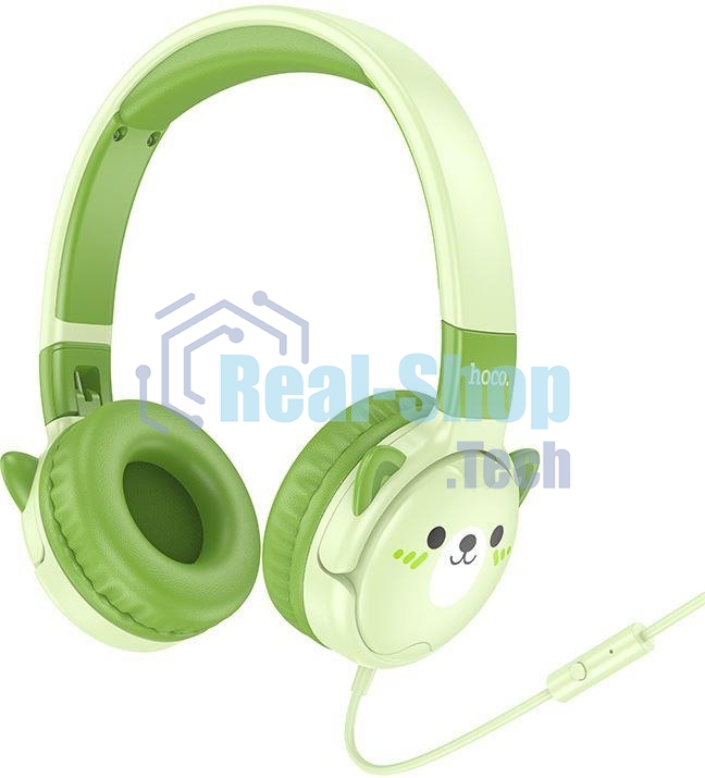 Наушники детские HOCO (6942007638616) W61 зеленый