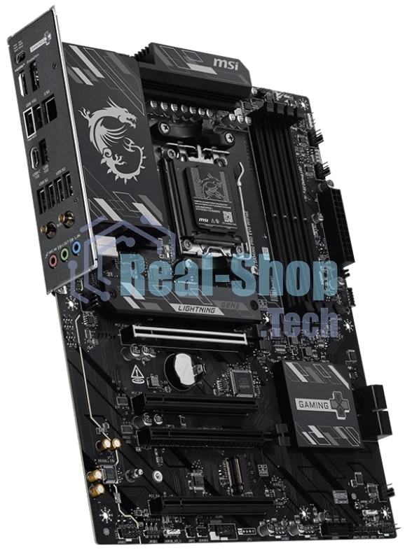 Материнская плата MSI B850 GAMING PRO WIFI6E B850, AM5, 4хDDR5, 4хPCIEx16, 2хM.2, 2хTypeC, 3хUSB3.2Gen2, 6хUSB3.2Gen1, 4хUSB2.0, 4хSATA3.0, 2.5G, DP, HDMI, ATX, RTL