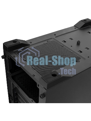 Компьютерный корпус без блока питания HSPD M320, Mesh Mini-tower, черный, slide TG, 0.45 SPCC, 2x140мм ARGb+1x120мм ARGb mATX, mITX 160/340/184мм 2x2.5