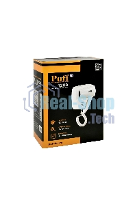 Фен для волос Puff-1200 1405.001 1.2кВт белый