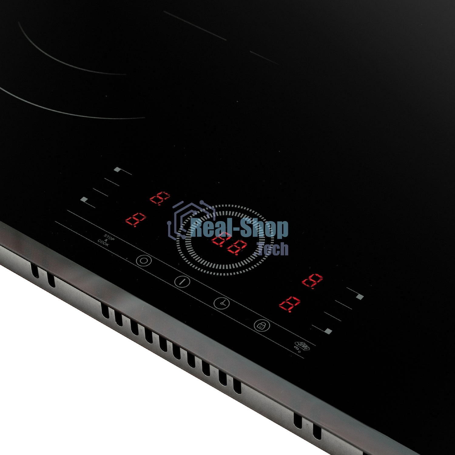 Электрическая варочная панель DeLonghi VITTORIO 2E1F CR Hi Light, независимая, черный