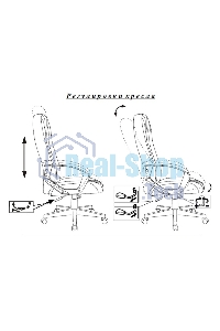 Кресло руководителя Бюрократ T-898/3С11BL черный 3С11