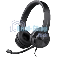 Гарнитура проводная Defender Tune 150 (черная, провод 1.8 м)