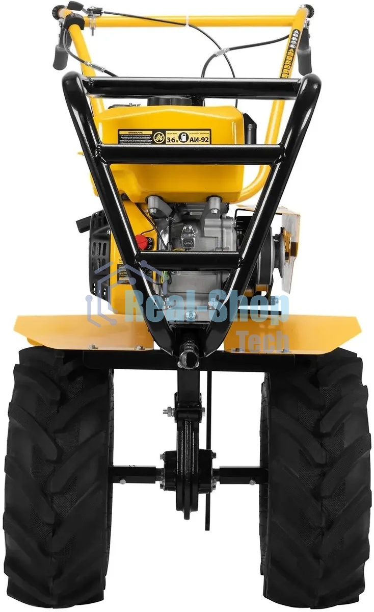 Мотоблок Denzel DPT-470S-PRO, 7 л.с., ремен.сцеп, фрез 3х4, ШОМ, передачи 4В/2Н