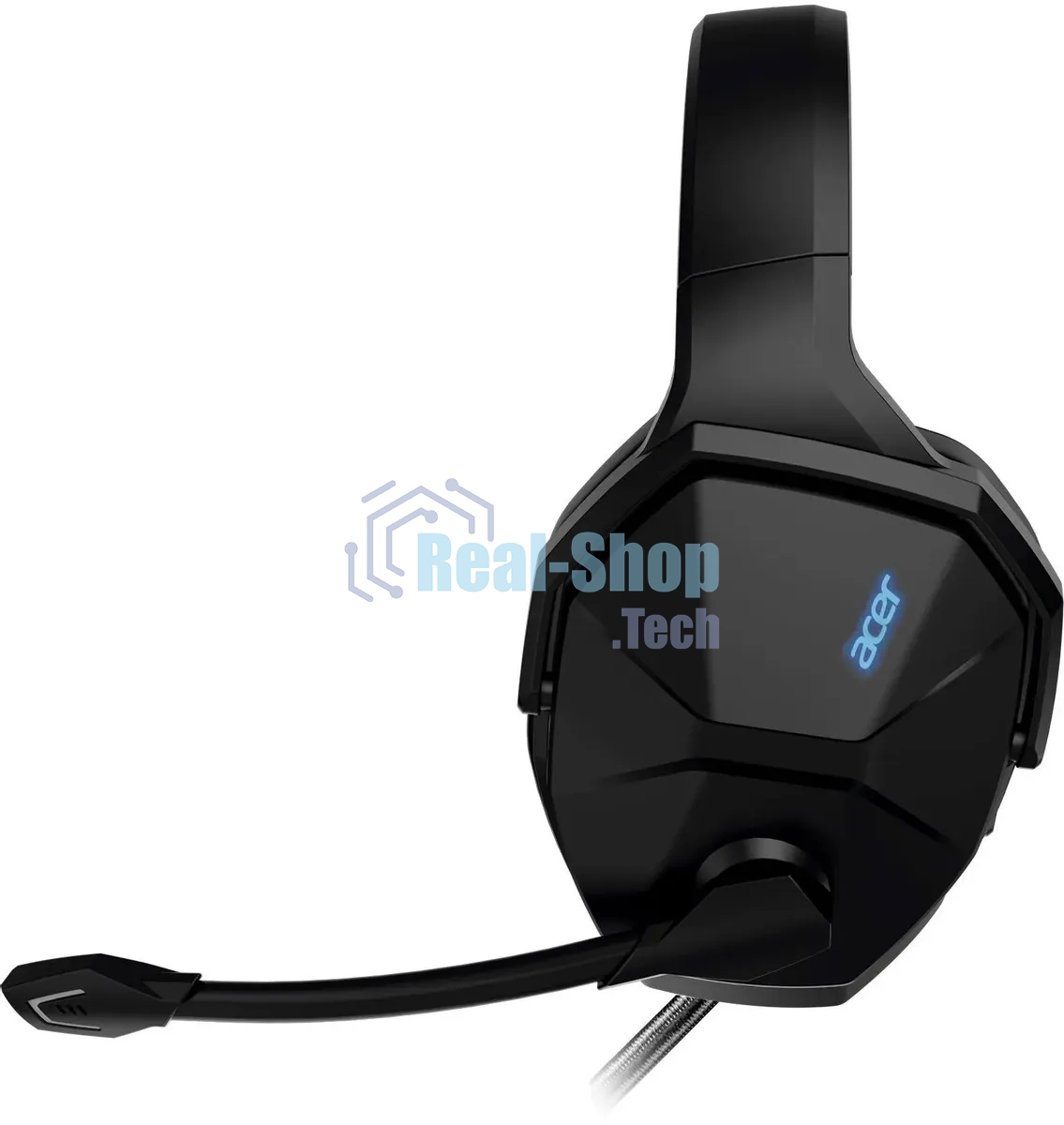 Гарнитура проводная с микрофоном Acer OHW312 черный 2м мониторные USB оголовье (ZL.HDSEE.007)