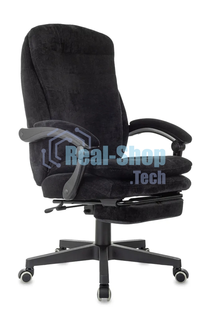 Кресло Бюрократ T-9950MSG-F/BLACK-PU черный, экокожа