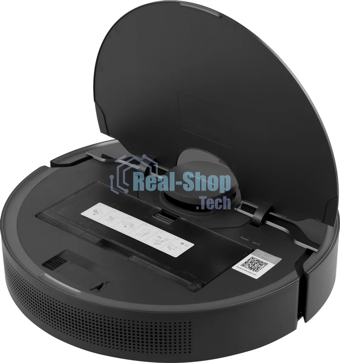 Робот-пылесос Dreame RLS6AD D10S Plus черный, 46 Вт, 5200 мА·ч Li-Ion, уборка сухая/влажная, пылесборник контейнер 0.4 л