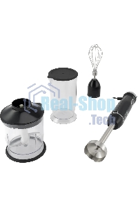 Блендер погружной Hyundai HYB-H3845 1000Вт черный/серебристый