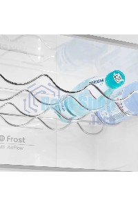 Холодильник Maunfeld MFF200NFBE черный, двухкамерный 271/106л морозилка снизу, Total NoFrost