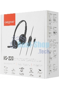 Гарнитура проводная накладная Creative HS-220 2м оголовье