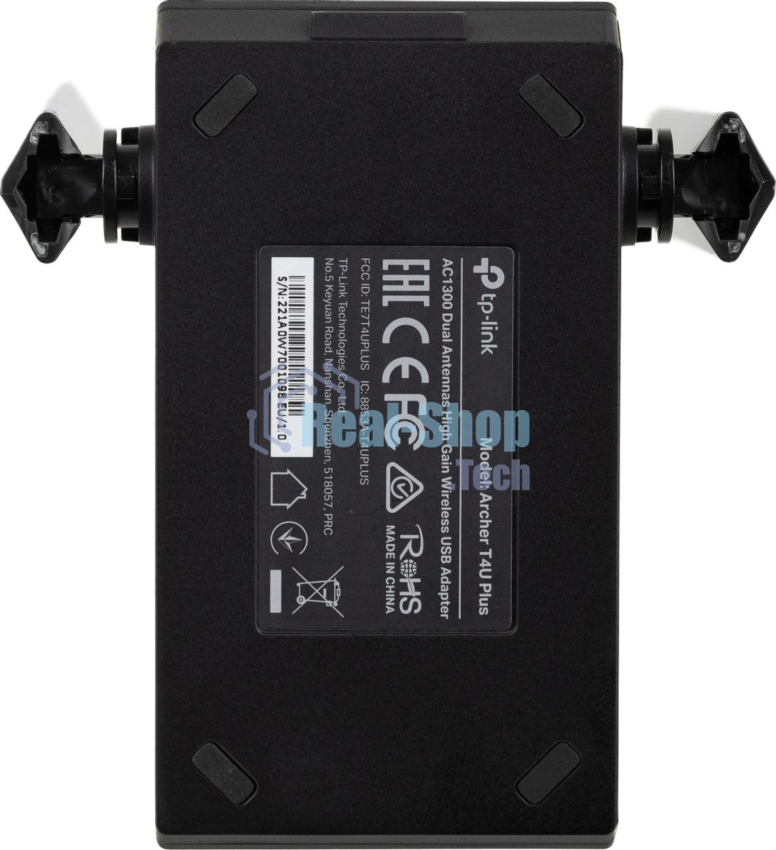 Адаптер TP-Link AC1300Mbps Dual-band High-Gain wireless USB adapter, 867Mbps at 5G and 400Mbps at 2.4G, two high gain antennas, USB 3.0, USB extension cable, support wave 2 MU-MIMO, full compatible with Windows and macOS.