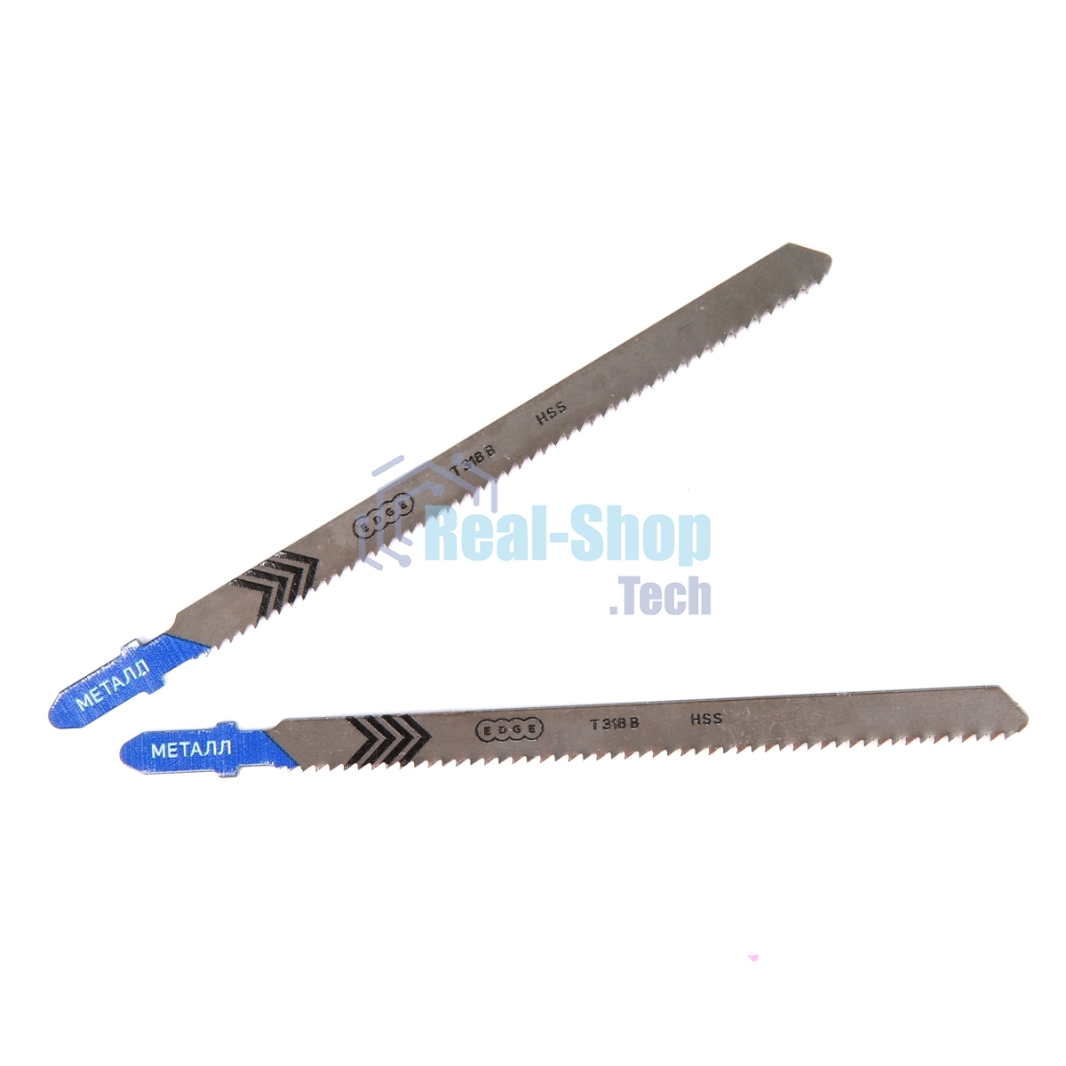 Пилка для лобзика EDGE by PATRIOT T318B по металлу, 2шт в блистере