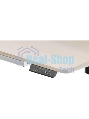 Стол для компьютера Cactus CS-EDL-DWT столешница ДСП светлый дуб каркас белый 120x71x60см