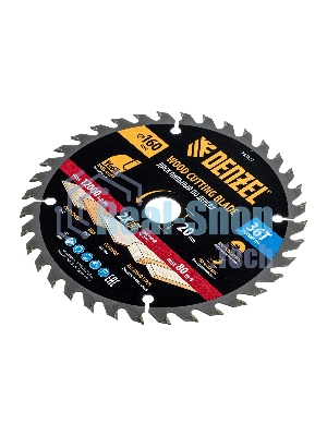 Пильный диск по дереву Denzel ф160 х 20 мм, 36 зубьев