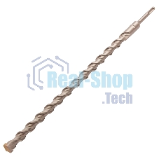 Бур по бетону Denzel двойная спираль, Cobalt W-tip, 22x460 мм, SDS PLUS