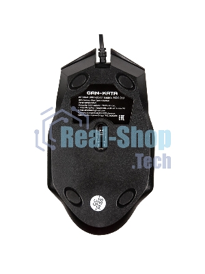 Мышь проводная Dialog Gan-Kata MGK-06U черный, 1600 dpi, USB, кнопки - 4