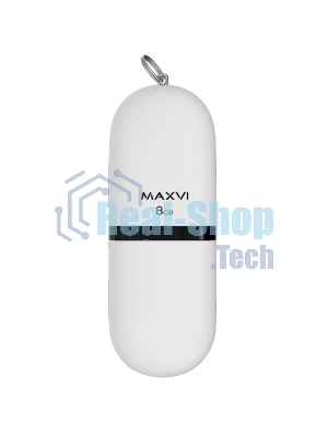 Флешка USB Maxvi SF white (FD8GbUSB20C10SF), 8Gb, USB 2.0, R/W 15/5, белый