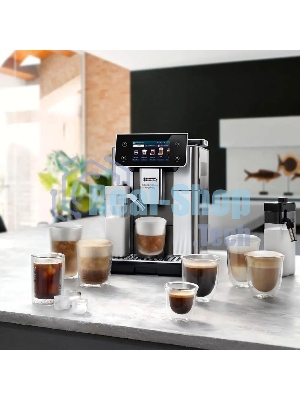 Кофемашина Delonghi ECAM630.75.TM 1450Вт черный/серебристый