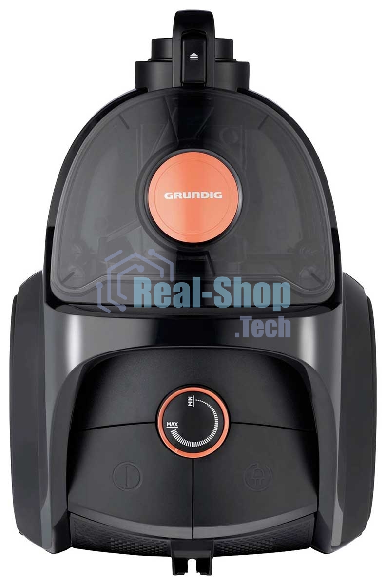 Пылесос Grundig VCC 7170 ECO черный, 185/750 Вт, уборка сухая, пылесборник контейнер 2.7 л