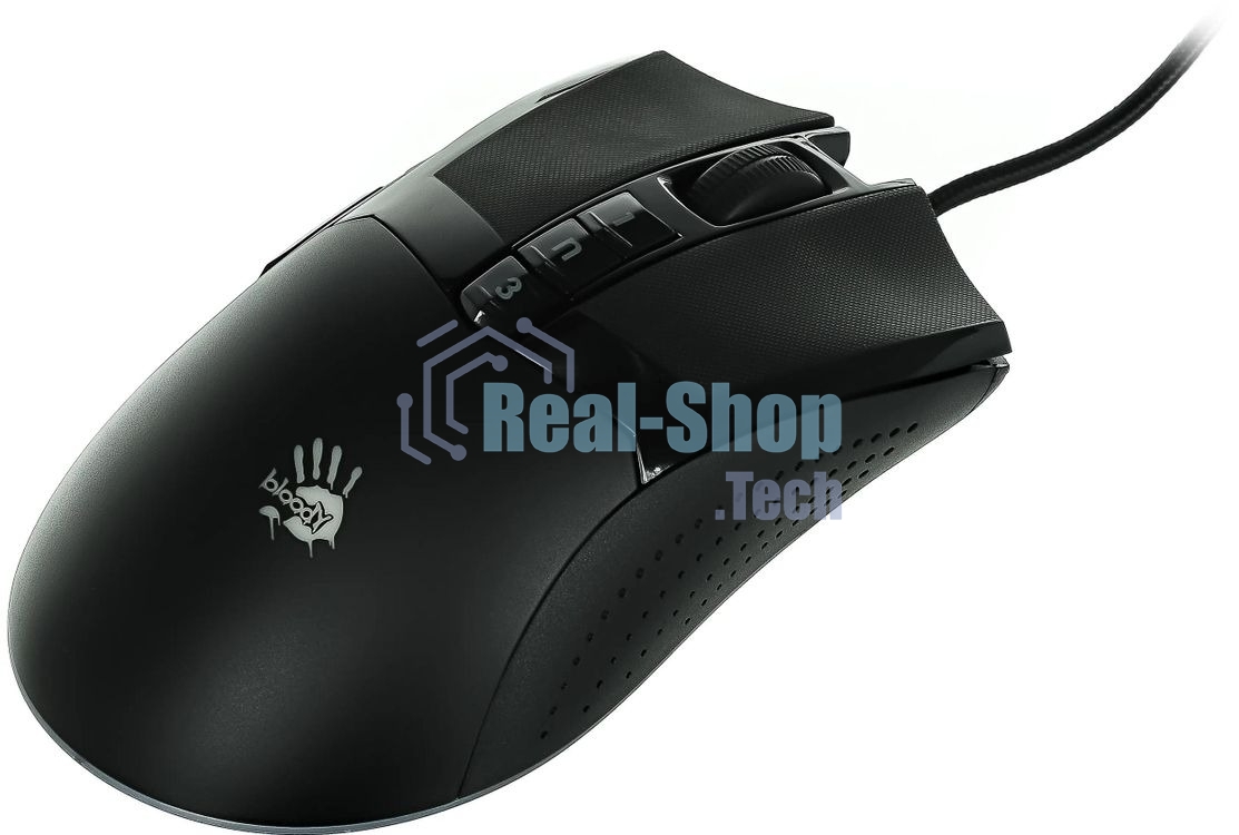 Мышь проводная A4Tech Bloody W90 Pro черный, 16000 dpi, USB, кнопки - 10