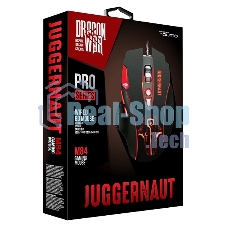 Мышь проводная Qumo PRO Series Juggernaut M84 черный, 6400 dpi, USB, кнопки - 8