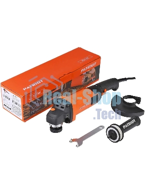 Угловая шлифовальная машина (УШМ) AG 128E диск 125мм двуручная пылезащищенная PATRIOT 110301129