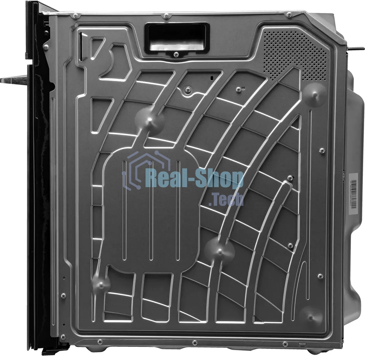 Духовой шкаф электрический Hyundai HMEO 6780 DX черное стекло/серебристый