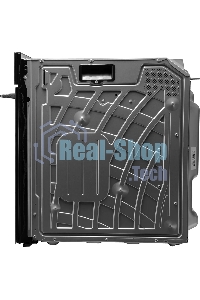 Духовой шкаф электрический Hyundai HMEO 6780 DX черное стекло/серебристый