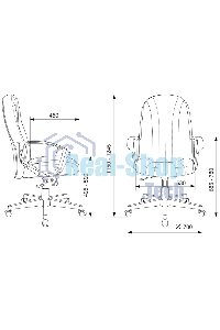 Кресло руководителя Бюрократ T-898/3С11BL черный 3С11
