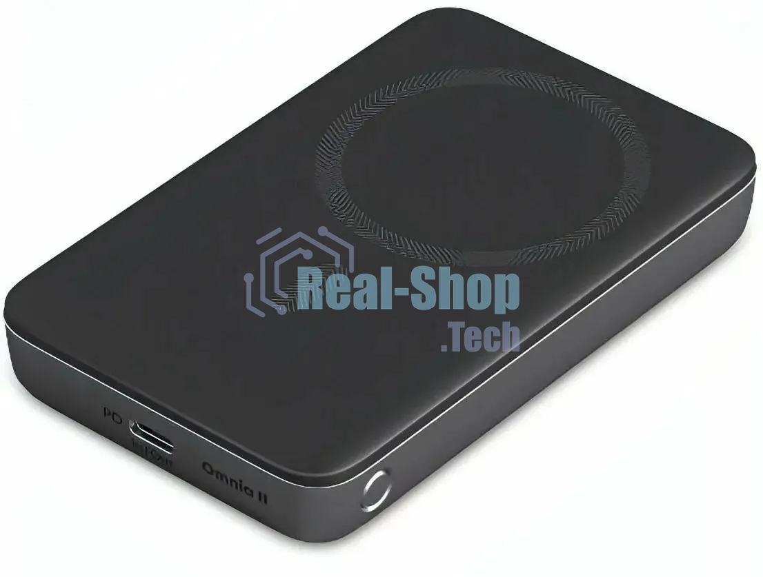 Портативный аккумулятор Aukey Magnetic2 10000 Qi2 черный