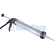 Пистолет для герметика алюминиевый закрытый Вихрь 600 мл