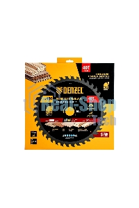 Пильный диск по дереву Denzel ф400 х 50 мм, 40 зубьев 733717