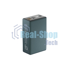 Портативный аккумулятор OLMIO QX-30, 30000mAh, 22.5W, QuickCharge3.0/PowerDelivery, LCD, темно-зеленый