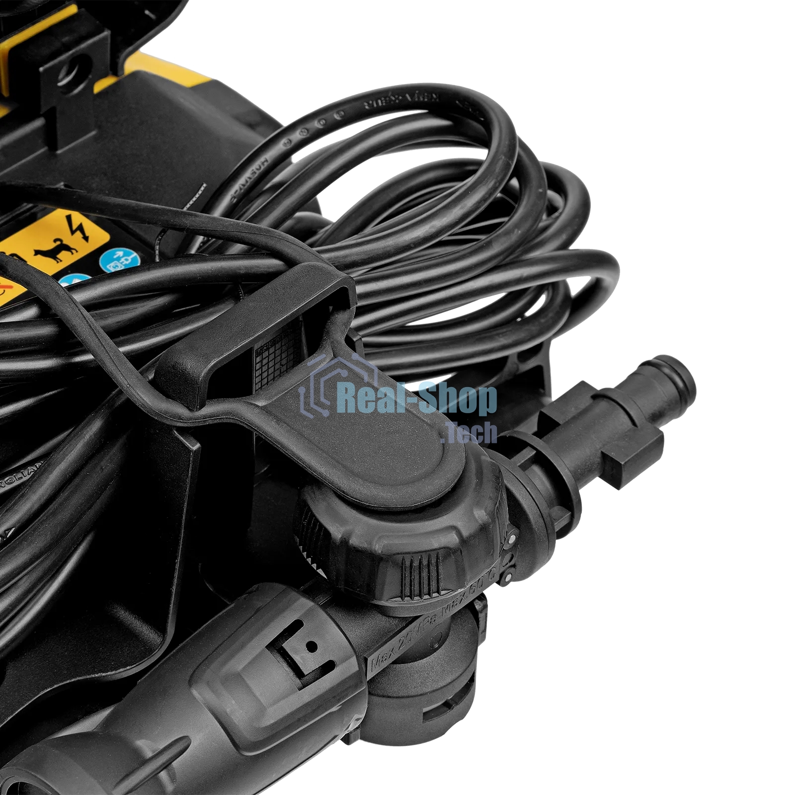 Моечная машина высокого давления Denzel R-170D, 1800 Вт, 170 бар, 380 л/ч, с барабаном