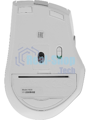 Мышь беспроводная A4Tech Fstyler FG35 серебристый/белый, 2000 dpi, радиоканал, USB, кнопки - 6