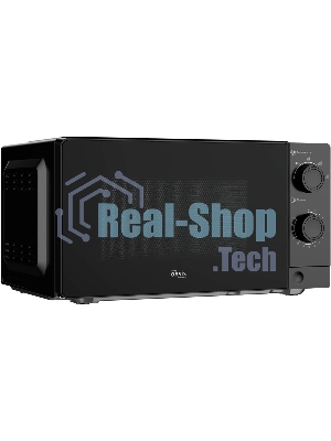 Микроволновая печь Oasis MW-70XB черный, 20 л, 700 Вт, переключатели - поворотный механизм