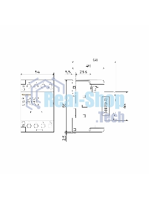 Контактор модульный WERKEL 40 A 4NO (3 мод.) W943M40O