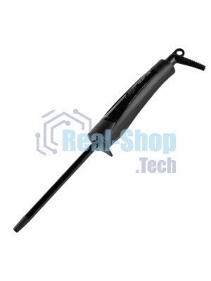 Плойка Galaxy Line GL 4638, черный, 50 Вт, макс темп. 200°C, нагревательный элемент с защитой от перегрева, керамическое покрытие рабочих поверхностей, диаметр рабочей поверхности 10 мм, индикатор работы, длина шнура питания 180 см, подвесная петля