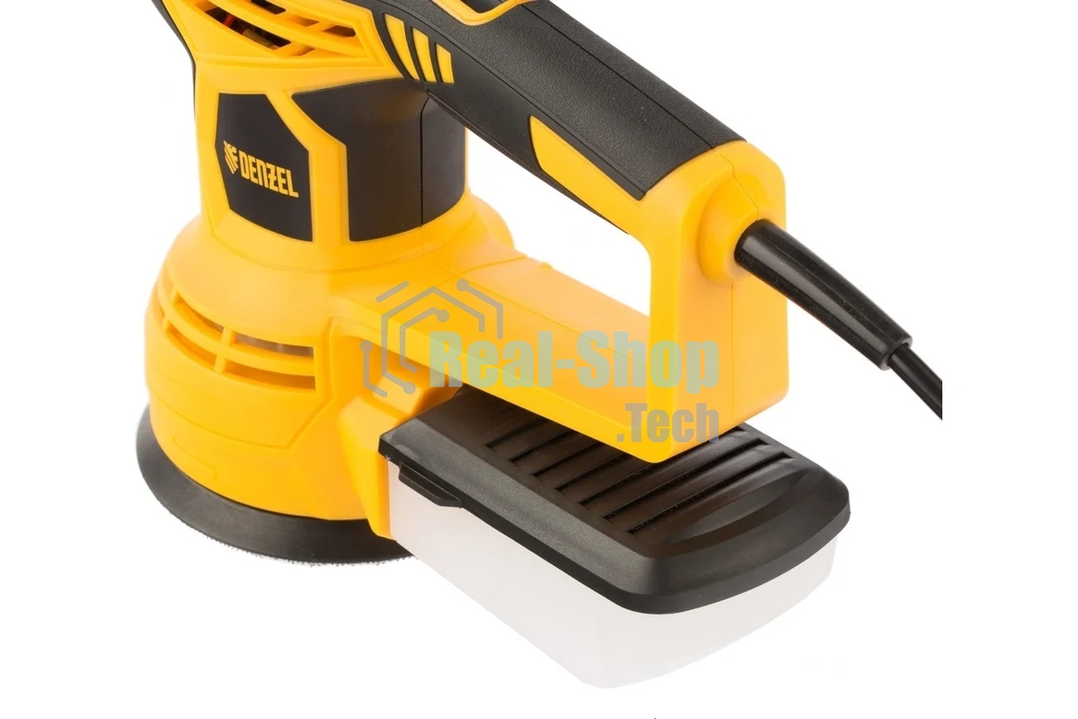Эксцентриковая шлифовальная машина Denzel OS-125, 450 Вт, 6000-12000 об/мин