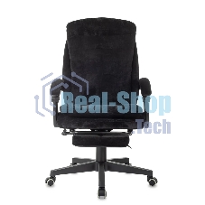 Кресло Бюрократ T-9950MSG-F/BLACK-PU черный, экокожа