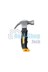 Молоток-гвоздодер укороченный Deli DL441008 250 гр, 160 мм, фиберглассовая рукоять