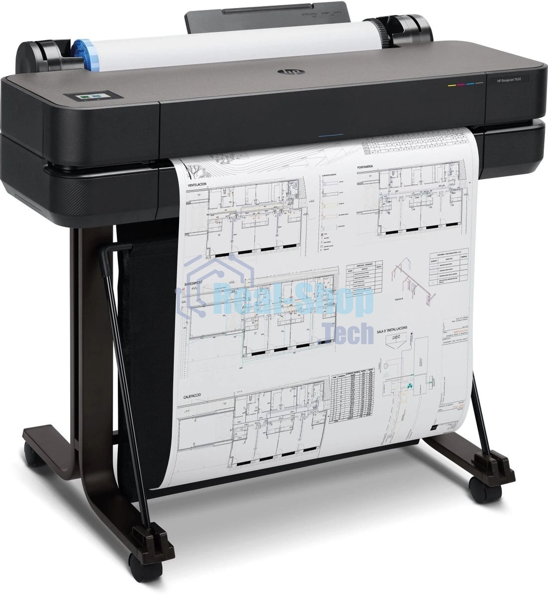 Плоттер струйный HP Designjet T630, A1, цветной, 24