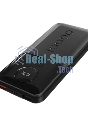 Портативный аккумулятор MORE CHOICE (4620202552792) PB35-10 10000mAh 2USB+1Type-C 3.0A 22.5W+PD20W+QC3.0, черный